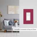 Wine Red Outlet Covers Burgundy 1 Gang Rocker Single Light Switch Cover Plate Decorative Gfci Wall Plate Electrical Switch Plate Covers Living Room Bedroom Dramatic Modern Cover