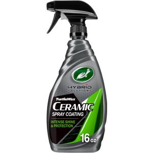 Turtle Wax Hybrid Solutions Ceramic Spray Coating, High Shine Car Wax, Offers Durable Paint Protection, Extreme Water Beading Action, Safe for Glass, Wheels, Trim and More, 16 oz (Pack of 1)