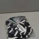 Qirno Women's Turtleneck Long Sleeve Striped Tops Mock Neck Knitted Casual Pullover Sweaters Shirts Black and White Striped Medium