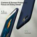 Miracase Ultra Slim Designed for iPhone SE Case 2022(3rd Gen)/iPhone SE 2020 Case(2nd Gen)/iPhone 7 Case/iPhone 8 Case with Screen Protector, Multi-Color Silicone Shockproof Phone Case(Dark Blue)