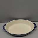STAUB Ceramic Oval Baking Dish Set, 2-piece, Dark Blue