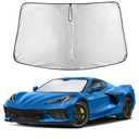EcoNour Windshield Sunshade Compatible for Chevrolet Colorado 2015-2024 2025 2026, Sun Visor for Front Windshield & Window Sun Shade Cover, UV Heat Blocker & Protector, Car Accessories