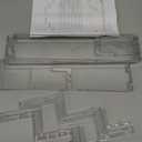 Lifewit 12 Inch Perfume Stand Organizer, 3 Tier Plastic Display Riser for Makeup, Skincare Vanity Storage, Cupcake, Figurine Holder, Bathroom, Bedroom, Room Decor, Clear, 1 Pack