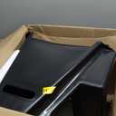 Rubbermaid 2-Step Molded Plastic Step Stool, Lightweight with Slip Resistant Treads and Non-Slip Feet, Black (1 Piece) (18.25"D x 18.62"W x 16.12"H)