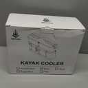 Dreizack Blue Insulated Kayak Cooler Bag, 1.584 Quarts Capacity, Waterproof PVC Material, Side Opening Cover Design, Adjustable Padded Shoulder Straps, 16 Hours Leakproof