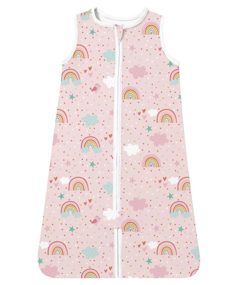TotAha Pink Toddler Sleep Sack 1.0 TOG for 2T-3T-4T Girls, Buttery Soft Sleeping Sacks with 2-way Safe Zipper, Premium All Season Sleep Bag