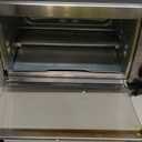 BLACK+DECKER 4-Slice Convection Oven, Stainless Steel, Curved Interior Fits a 9 inch Pizza, TO1313SBD