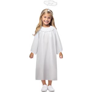 HOMELEX Kids Angel Costume With Halo Christmas Church Robes Angel Dress for Girl (Large)