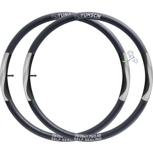 2-PCS 28"/29" Self Sealing Bike Tubes AV32mm 29x1.75/1.95/2.0/2.1/2.125/2.2/2.25/2.3/2.35/2.4 Super Automatic Repair Puncture Resistant 28/29 x 1.75-2.40 Bicycle Tire Tubes Schrader Valve