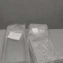 Criusia Drawer Organizer, 10 Pack Large Clear Plastic Set, 3 Size Versatile Bathroom and Vanity Organizer Trays, Storage Bins for Makeup, Bedroom, Kitchen Utensils