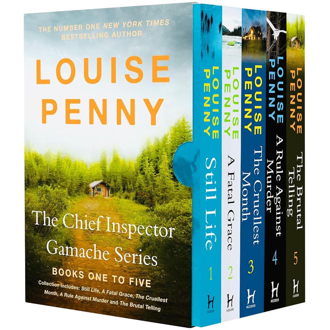 The Chief Inspector Gamache Series Books 1 - 5 Collection Box Set by Louise Penny (Still Life, Fatal Grace, Cruellest Month, Rule Against Murder & Brutal Telling),
Paperback – January 1, 2020