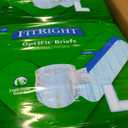 FitRight Ultra Heavy Absorbency Adult Diapers for Men & Women, Waist Size: Large 44-56 inches, OptiFit Incontinence Disposable Briefs with Leak Protection for Seniors, 80 Count