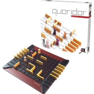 Quoridor - Over 1 Million Sold! Mensa Select Winner | Wooden Abstract Strategy Game for Adults and Families | Ages 8+ | 2 to 4 Players | 1 Minute to Learn, 15 Minutes to Play