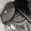 loor Lamp for Living Room, 75.5 Inch Tall Standing Lamp for Bedroom with 2 312° Rotatable Ring Lights, 36W Bright Stepless Dimmable LED Floor Light with Remote Control for Office Dining Room