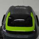 Cordless Robotic Pool Cleaner, Lasts 90 Min, Automatic Vacuum for Above-Ground Pools up to 860 Sq.ft, Portable, Self-Parking, Orange
