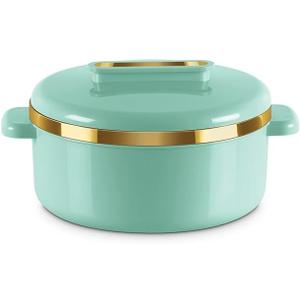 Casserole Set Kitchen Item Inner Stainless Steel Casserole Set of 1 Easy to Carry Easy to Store Chapati Roti Curd Maker 1500 ml Emerald Green