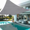 VICLLAX Sun Shade Sail 12×20 ft' Rectangle Outdoor Shade Cover Sunshade for Patio Garden Backyard, Grey