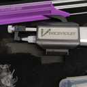 V Light Hair Extension Kit, Professional UV Light Bonding Tool Set with 30g Glue & Remover, No Heat Hair Extensions Kit for Salon & DIY Use (Black)