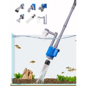 UPETTOOLS Aquarium Gravel Cleaner - Electric Automatic Removable Vacuum Water Changer Sand Algae Cleaner Filter Changer 110V/28W