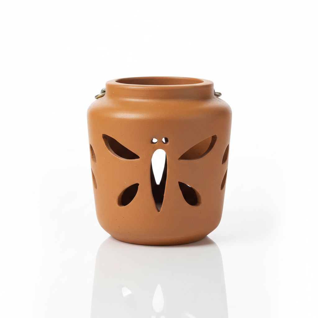 matte Brown ceramic 8 inch