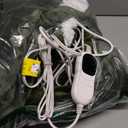 Homemate Electric Heated Blanket Twin Size - 62"x84" Heating Blanket Twin Size 1/2/4/6/8 Hours Auto-Off 10 Heat Level Over-Heat Protection Flannel Sherpa ETL Certification (09 - Olive Green)