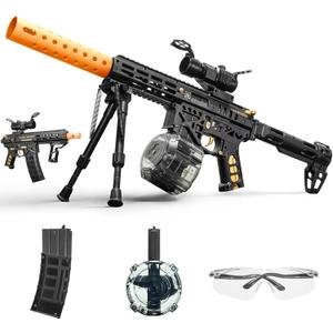 Larmside Automatic Blasters, 170 FPS & 70 Ft Range, Large Size, Big Shooting Activity, Electric Blaster, Outdoor Activity, Ages 18+ (BLCM)