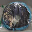 Sheldamy Cat Tunnel, S-2-Way Cat Tunnels for Indoor Cats, Collapsible Cat Play Tunnel, Interactive Toy Maze Cat House with 1 Play Ball for Cats, Puppy, Kitty, Kitten, Rabbit (Blue & Black)