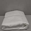Threadmill White Duvet Cover King Size Bedding Set, Breathable Comforter Cover, Soft 3-Pc Cotton King Duvet Cover Set with 2 Pillow Shams, Button Closure & Corner Ties Fits Cal King Duvet Cover