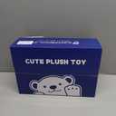 Cat Stuffed Animals Weighted Plush Toy, 19.7" Realistic White Cat Plushie Kawaii Toys Soft Ginger Cat Kitten Doll Gift for Boys Girls Birthday Christmas, 1.1 LBs