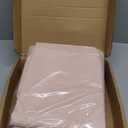 Amazon Basics Lightweight, Breathable Microfiber 4-Piece Bed Sheet Set with 14-Inch Deep Pockets, Full, Blush Pink, Solid