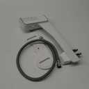Hibbent Bidet Attachment for Toilet, Non-Electric Dual Nozzle for Frontal & Rear Wash, Adjustable Water Pressure Control, Fresh Water Bidet Toilet Seat, Self Cleaning Water Sprayer, White (Chrome)
