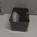 Black Shower Caddy Portable: Plastic Bathroom Caddy Countertop,Cleaning Caddy Organizer with Handle,Utility Hard Shower Basket Storage Tote for Toiletry,College Dorm Room Essential for Guys/Men