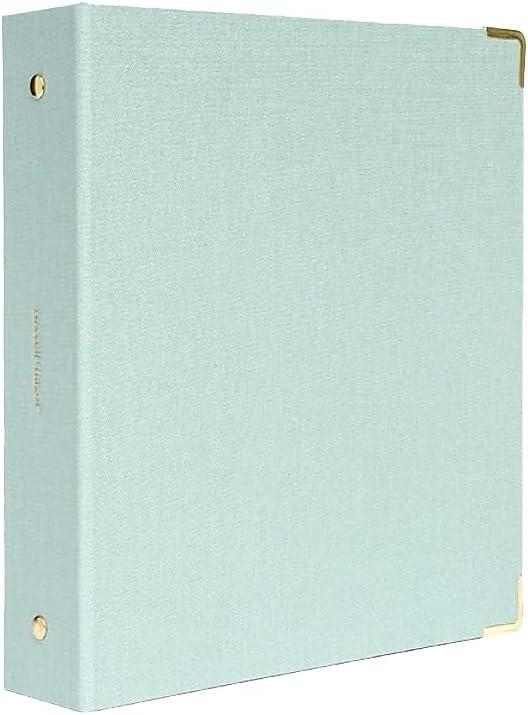 russell+hazel Patent Mini 3 Ring Binder, Dew, 7 by 9