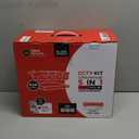 4CH 1080P Wired Security Camera System, AIWIXEN CCTV DVR with 512GB Hard Drive, 4 x Home Surveillance IP68 Waterproof Security Cameras with Human Vehicle Detection, Remote Access, 24-7 Recording