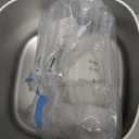 oneisall 3.5L Water Fountains for Cats Indoor, Stainless Steel Pet Drinking Fountains Automatic Running Cat Waterer Fountains Quiet, White