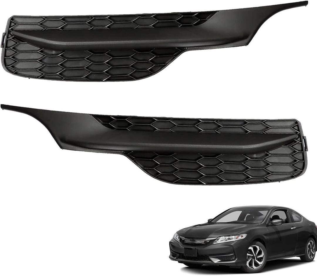 2-Pack Fog Light Cover Left and Right Side Replacement for Accord 2016-2017