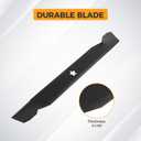 532138971 138971 42 Inch High Lift Mower Blades for Craftsman Husqvarna Poulan 127843 138498 532127843 532138498 Compatible with LT1000 LT2000 LT125 LTH130 YT3000 YTH22V42 YTH18542 YTA18542 YTH1542XP