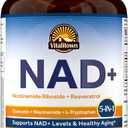 Vitalitown 5 in 1 NAD+, NMN Supplement Alternatives, Nicotinamide Riboside (NR), Trans-Resveratrol, Quercetin, Niacinamide, L-Tryptophan, for Cellular Energy, Heart, Skin, 90 Veggie Capsules EXP: 04/2029