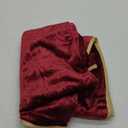 36 Inch Christmas Tree Skirt, Velvet Red Tree Skirts, Xmas Tree Skirts with Embossed Floral Pattern for Merry Christmas Party Rustic Vintage Christmas Tree Decorations