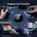 Wireless CarPlay Adapter for Apple iPhone & Android Auto 2026 Upgrade - Bluetooth & Wi-Fi, Plug & Play, 3X Fast Auto-Reconnect, No Latency, Convert Wired to Wireless Car Play Adapter (Black)