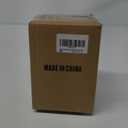 Nisoger Artificial White Silk Rose Bouquet in Vase - Faux Flower Arrangement for Home Decoration