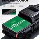 YHTAUTO Soft Roll-Up Tonneau Cover Truck Bed for 2022 2023 2024 2025 2026 Ford Maverick 4.5 FT Bed (54.4") | Auto Locking System | All Weather Protection