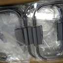 Rubbermaid Brilliance BPA-Free Airtight Food Storage Containers, 12-Piece Set, Easy for Meal Prep, Lunch & Leftovers