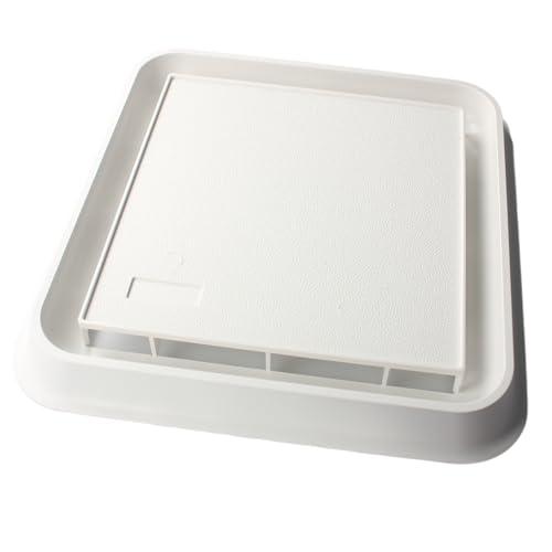 S97006651 Fan Cover Grille for Broan NuTone Bathroom Fan Assembly Replacement, Fits 663, 670A, 670B, 670C, 670D, 670E Bathroom Exhaust Fan Light Cover Replacement