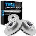 TRQ Front Brake Rotor Set Compatible with 2007-2018 Sprinter 2500 Sprinter 3500