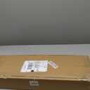 3-Pack 24" White Modern Wooden Floating Shelves, Wall Mounted, Set of 3, 6.7" W x 24" L x 1" H, 25lbs Load Capacity Each, Perfect for Bathroom, Kitchen, Living Room, Bedroom