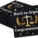 100 Pcs Born to Argue Paper Napkins 6.5 x 6.5 Inch 2 Ply