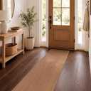 Ottomanson 2x5 Runner Rug, Non-Slip Dirt Trapper Indoor Outdoor Door Mat