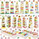Kolldenn 150 Pcs Book Tracker Bookmarks Bulk 6.3 x 1.97 Inch Bookshelf Love to Read Bookmarks Paper Tracking Double Sided Reading Page Markers for Back to School Reading Lover(Summer)