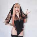 KORURACLUB Leopard Print Lingerie Animal Bodysuit, XS-M